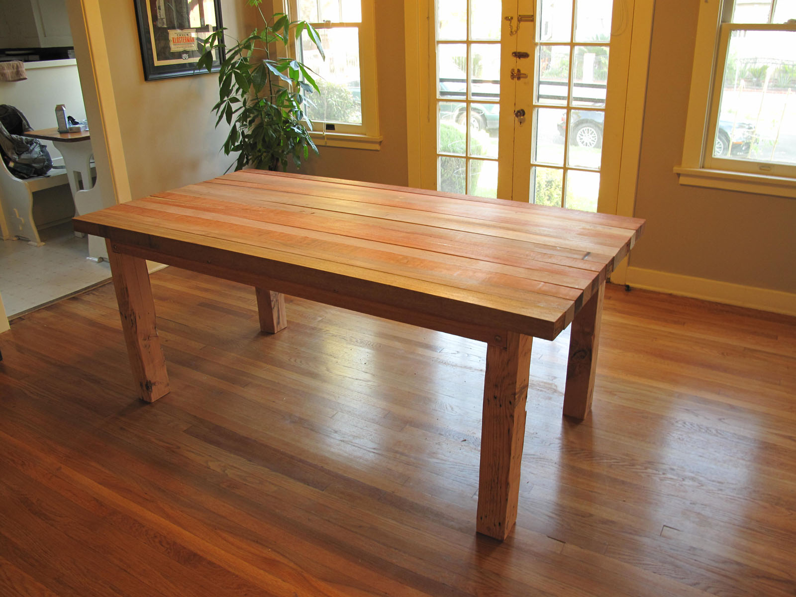 DIY: Reclaimed Wood Dining Table A Family Record